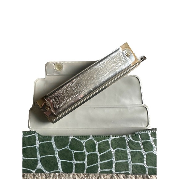 Hohner Super Chromonica 270 Harmonica Key Of G with CASE - Made in GERMANY - Picture 16 of 16